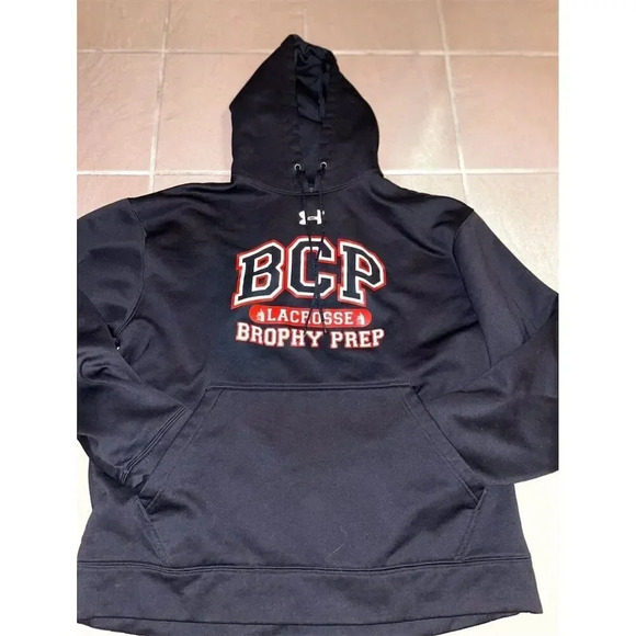 Under Armour BCP Lacrosse Brophy Prep Hoodie Men's Large Black Hoodie - Picture 4 of 11